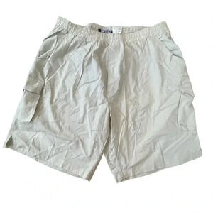 Vintage Jon Lauren NWT khaki tan cream athletic shorts cargo safari lined shorts